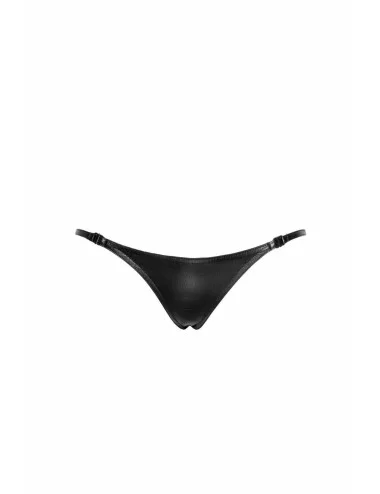 P012 String en crocodile sauvage avec double ouverture