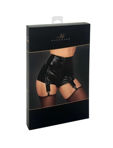 F325 Short porte-jarretelles en vinyle et wetlook