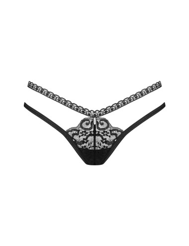 Blomentis string - Noir