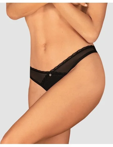 Latinesa string ouvert - Noir