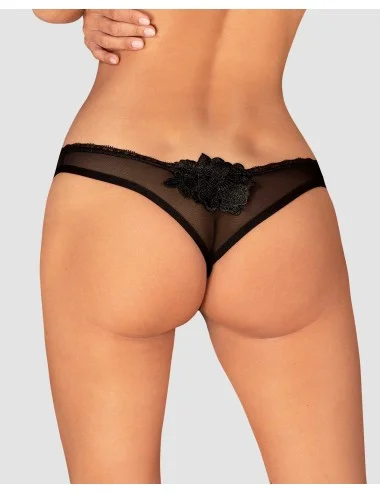 Latinesa string ouvert - Noir
