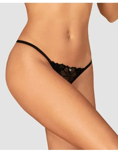 Serafia String ouvert - Noir