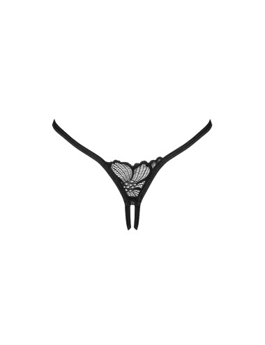 Serafia String ouvert - Noir