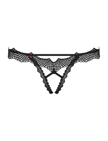 Bravelle String ouvert - Noir