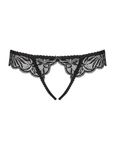 Contica Tanga ouvert - Noir