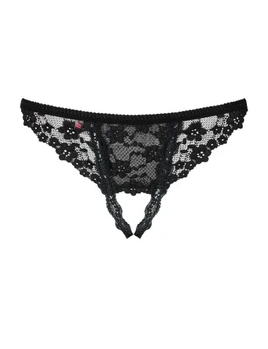 Letica String ouvert - Noir
