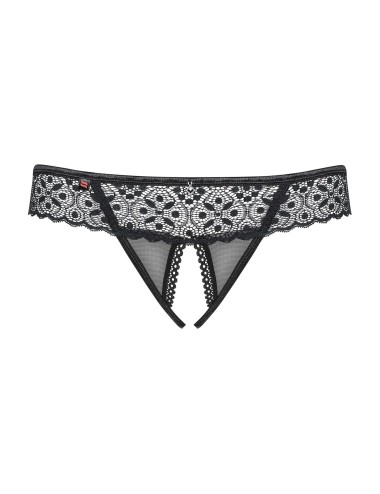 Shibu String ouvert - Noir