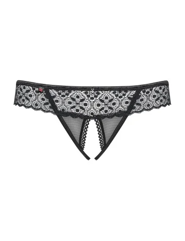 Shibu String ouvert - Noir