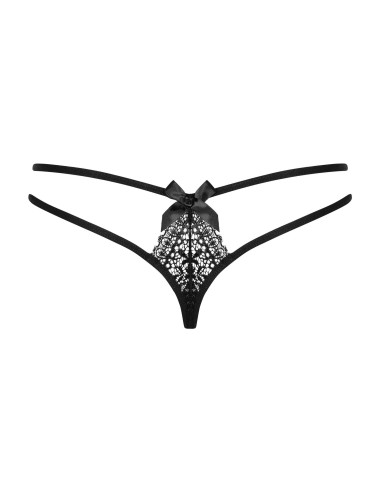 Intensa String Double Lanière - Noir