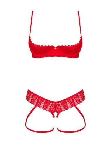 Ingridia ensemble 2 pièces ouvert - Rouge