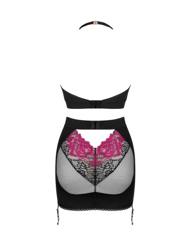 Rosenty ensemble Top et Jupe - Noir