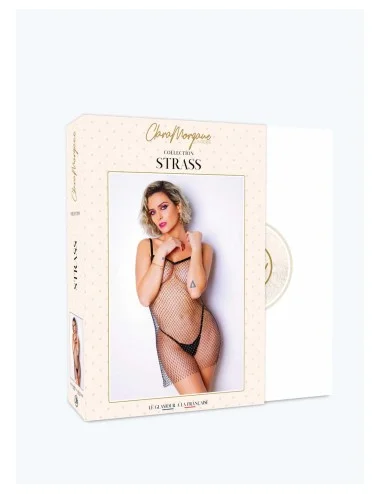 Le numéro 1 Strass robe Clara Morgane - Noir