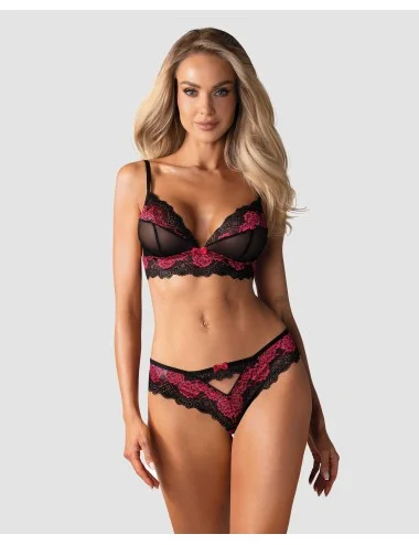 Tulia Ensemble 2 pcs - Noir et Fuchsia