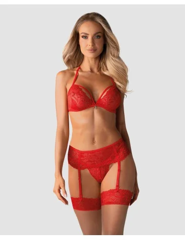 838-SEG-3 Ensemble 3 pcs - Rouge
