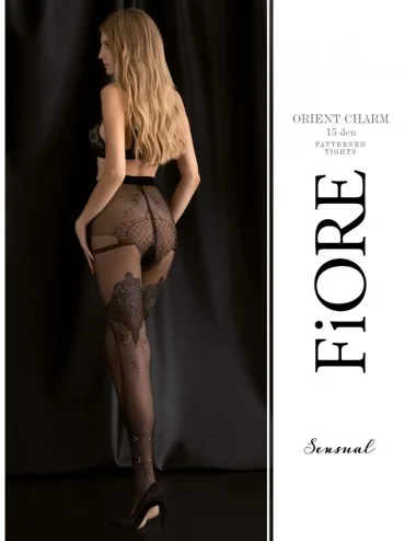 Orient charm Collants 15 DEN - Noir