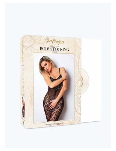 Le numéro 19 bodystocking Clara Morgane - Noir
