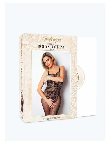Le numéro 13 bodystocking Clara Morgane - Noir