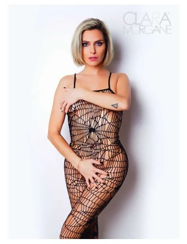 Le numéro 7 bodystocking Clara Morgane - Noir