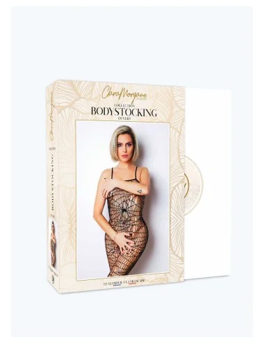 Le numéro 7 bodystocking Clara Morgane - Noir