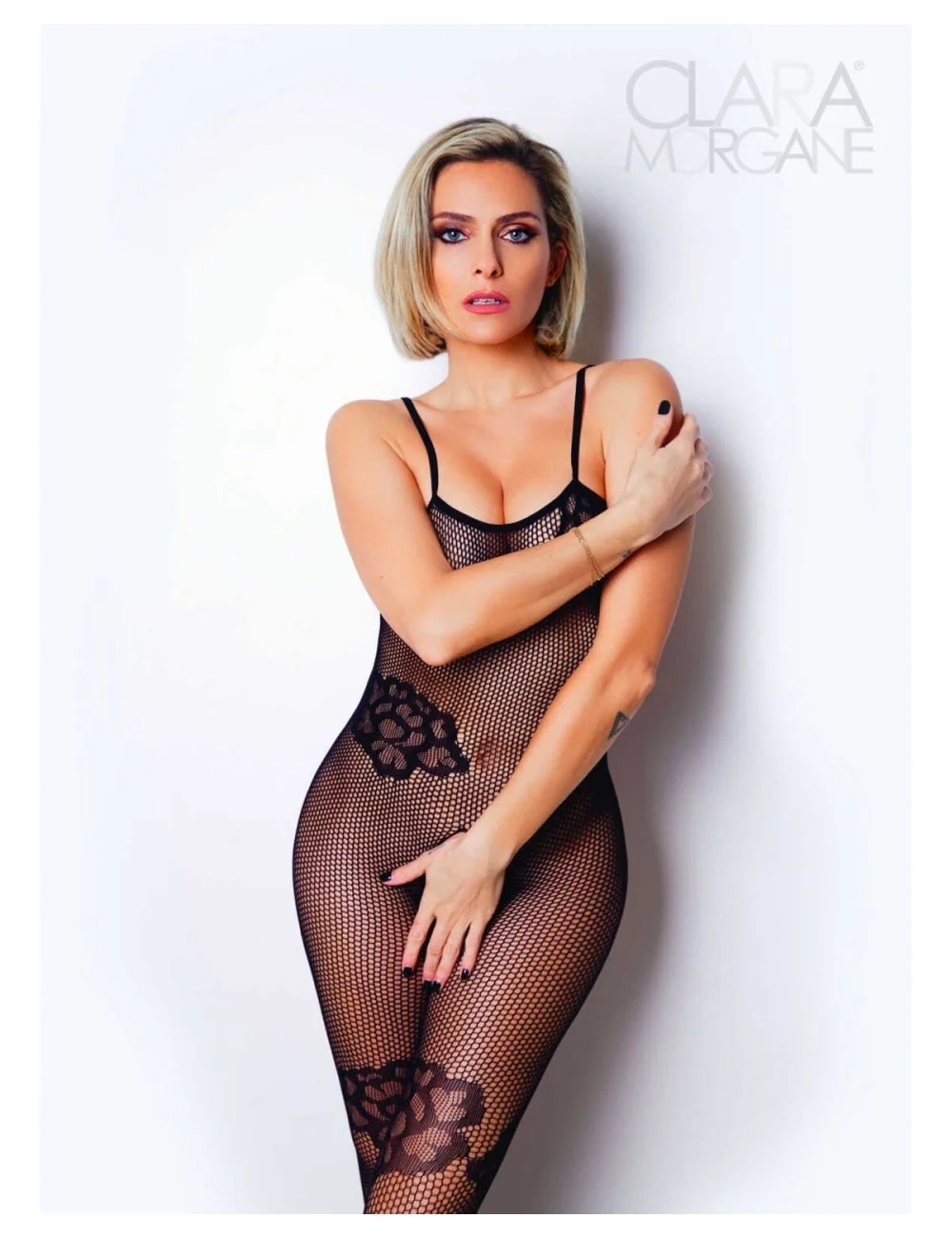 Le numéro 6 bodystocking Clara Morgane - Noir Le numéro 6 bodystocking Clara Morgane - Noir