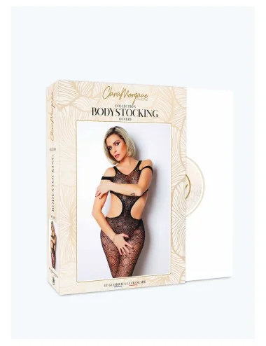 Le numéro 3 bodystocking Clara Morgane - Noir