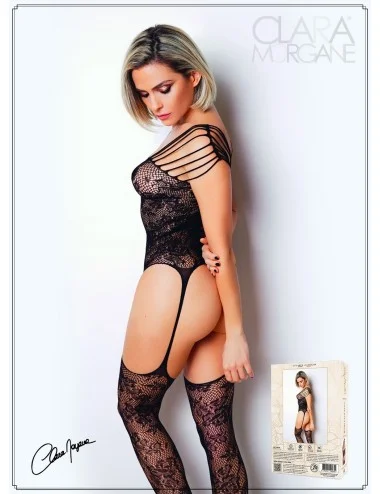 Bodystocking imprimé florale - Le Numéro 10 - Collection Bodystocking - CM99010