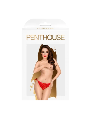 Culotte ouverte rouge Too hot to be real - PH0125RED