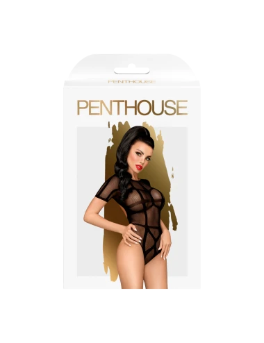Body noir fantaisie Be mine - PH0117BLK