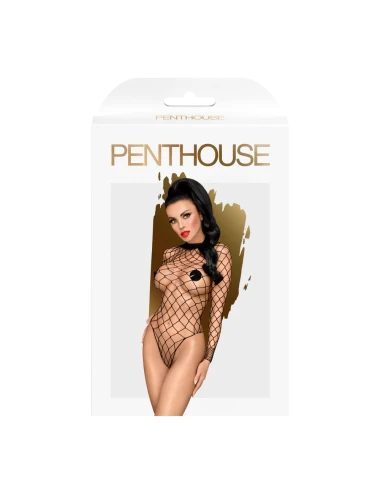 Body large maille noir Scandalous - PH0107BLK