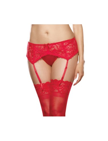 Porte jarretelles grande taille dentelle 3 couleurs disponibles - DG8735X