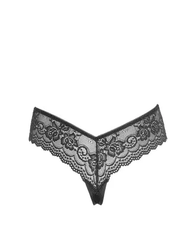 String en dentelle florale noire - R2322218