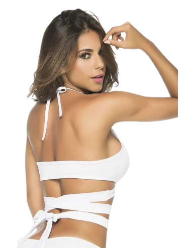 Top Wrap Around blanc - MAL9024WHT