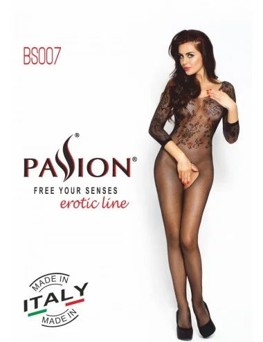 BS007 Bodystocking - Noir