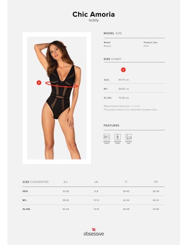 Chic Amoria body - Noir