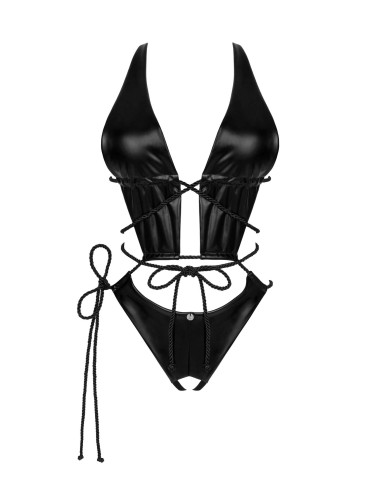 Cordellis body ouvert - Noir wetlook