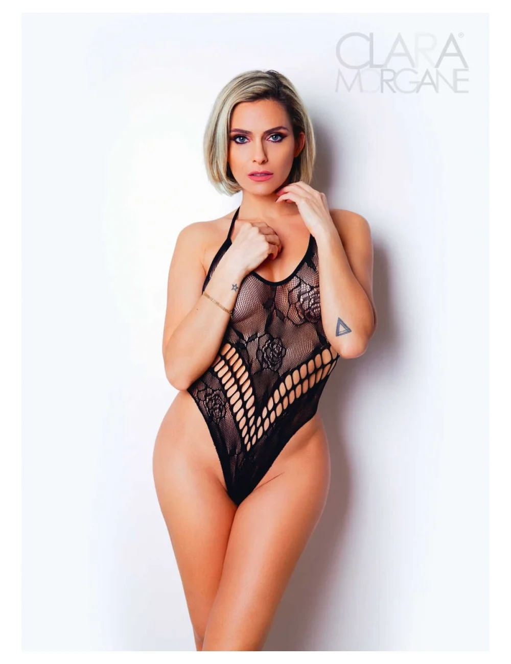 Le numéro 4 body Clara Morgane - Noir Le numéro 4 body Clara Morgane - Noir