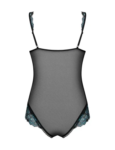 Amanta Body ouvert - Noir et Turquoise