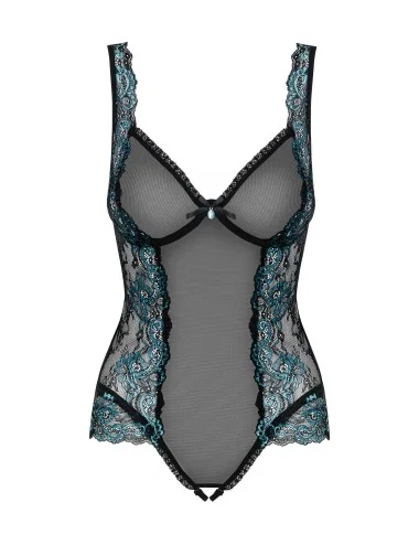Amanta Body ouvert - Noir et Turquoise