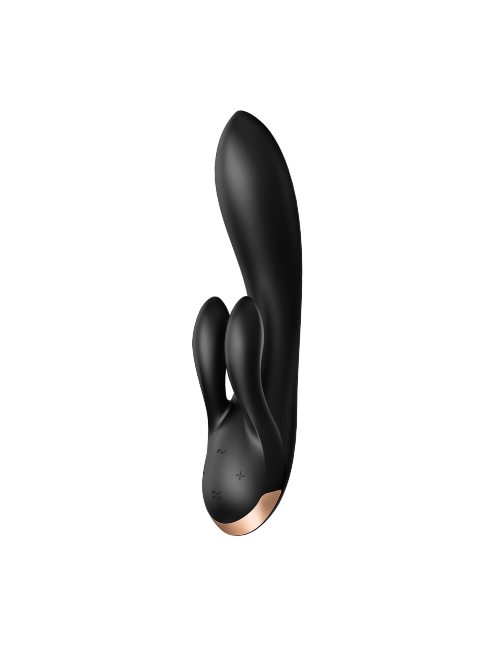 Vibromasseur rabbit Satisfyer Double Flex Connect Noir Vibromasseur rabbit Satisfyer Double Flex Connect Noir