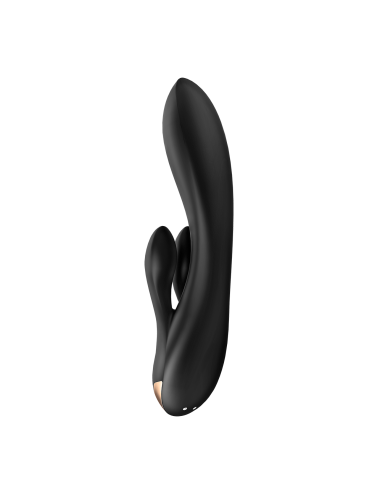 Vibromasseur rabbit Satisfyer Double Flex Connect Noir