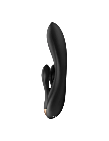 Vibromasseur rabbit Satisfyer Double Flex Connect Noir