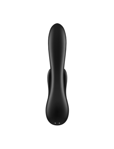 Vibromasseur rabbit Satisfyer Double Flex Connect Noir