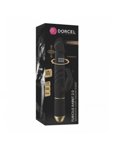 Vibromasseur Furious Rabbit  2.0 - Noir et Or