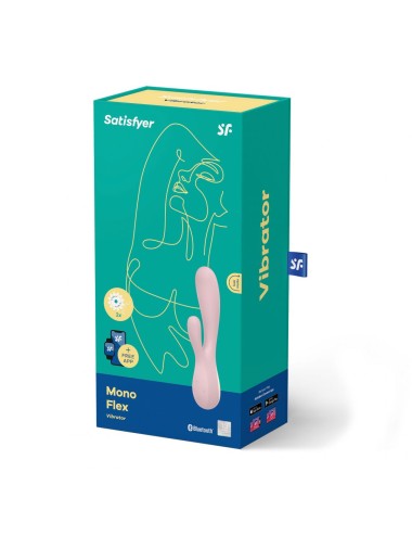 Vibromasseur connecté Satisfyer Mono Flex - Rose