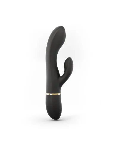Vibromasseur Dorcel Glam Rabbit 21.8 cm - Noir et Or