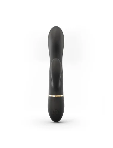 Vibromasseur Dorcel Glam Rabbit 21.8 cm - Noir et Or