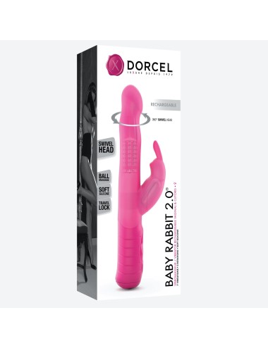 Vibromasseur Dorcel Baby Rabbit 21 cm 2.0 - Rose