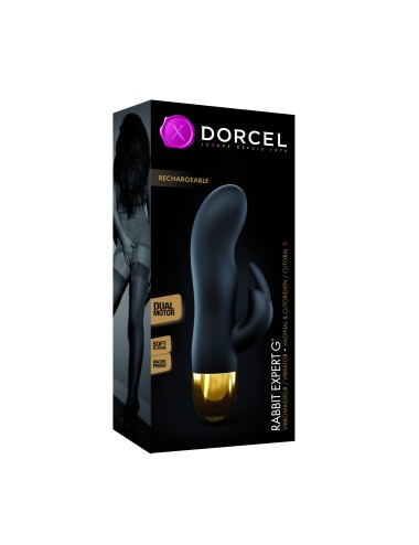 Vibromasseur Rabbit Expert G - Noir et Or