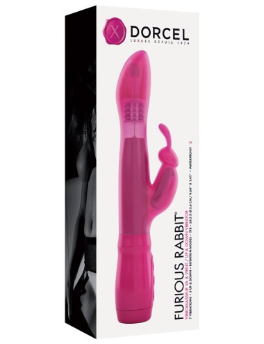 Vibromasseur Furious Rabbit - Rose