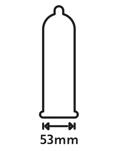 Préservatifs lubrifiés avec picots en latex x12 avec réservoir Extra Fun 53 mm - R416525